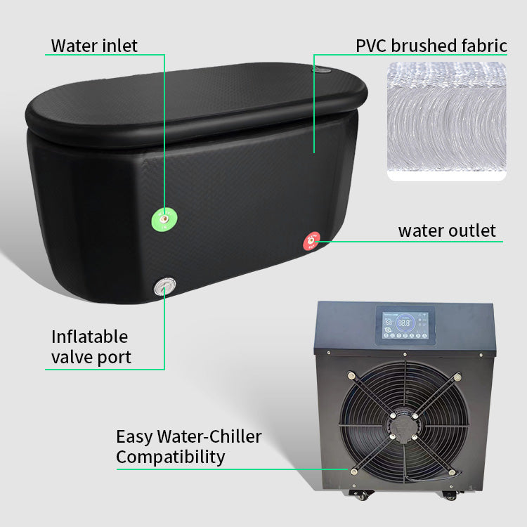 PHEPUS PoolPal Ice Bath、Ice Bath Tub、Cold Plunge、Cold Plunge Tub