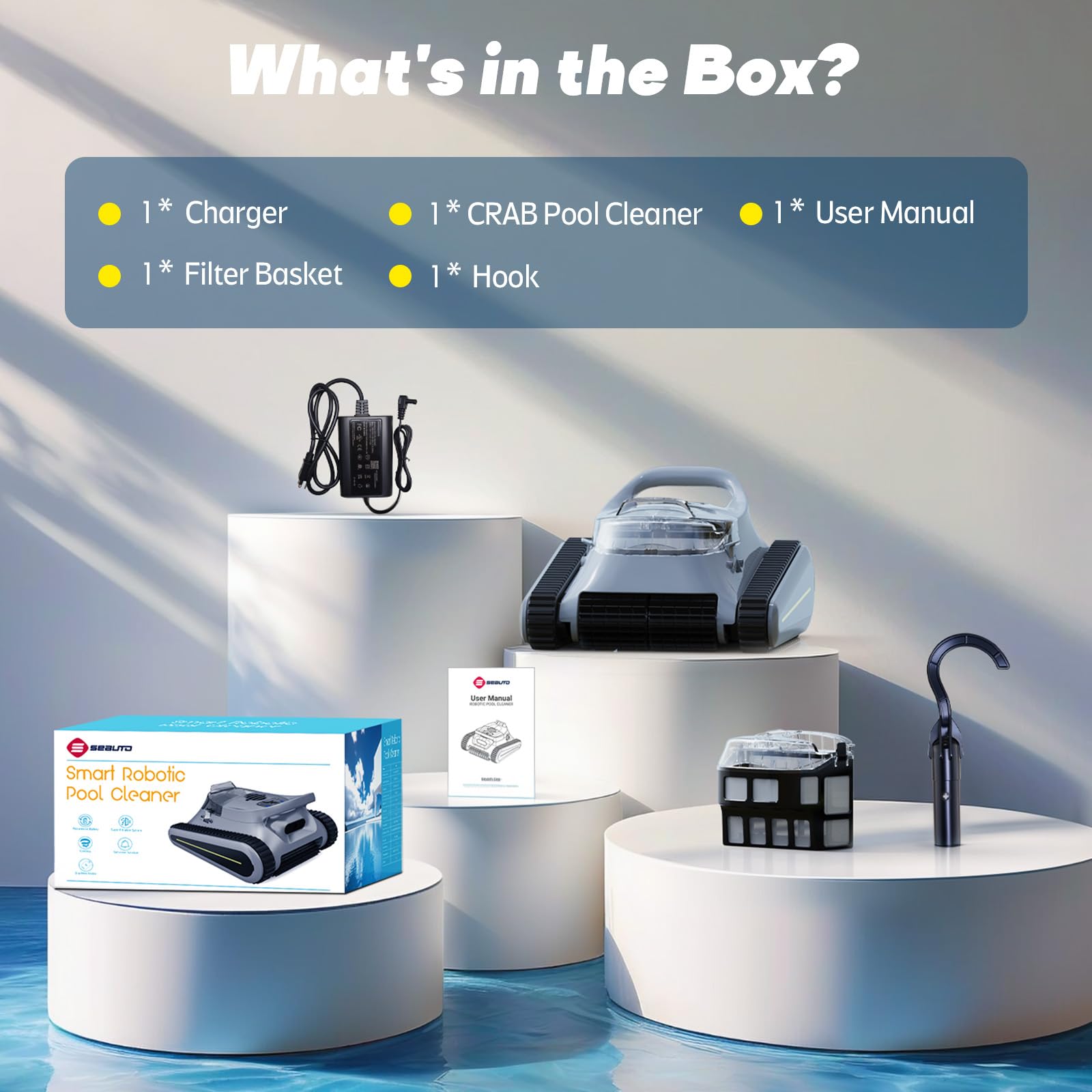 PHEPUS PoolPal pool robot cleanr、pool robot、automatic pool robot cleaner、Automated Pool Vacuum