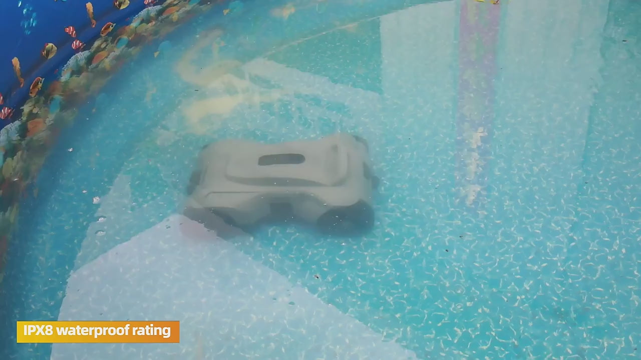 Cordless Rechargeable Pool Robot Automatic IPX68 Waterpoof Swimming Pool Robot Cleaner