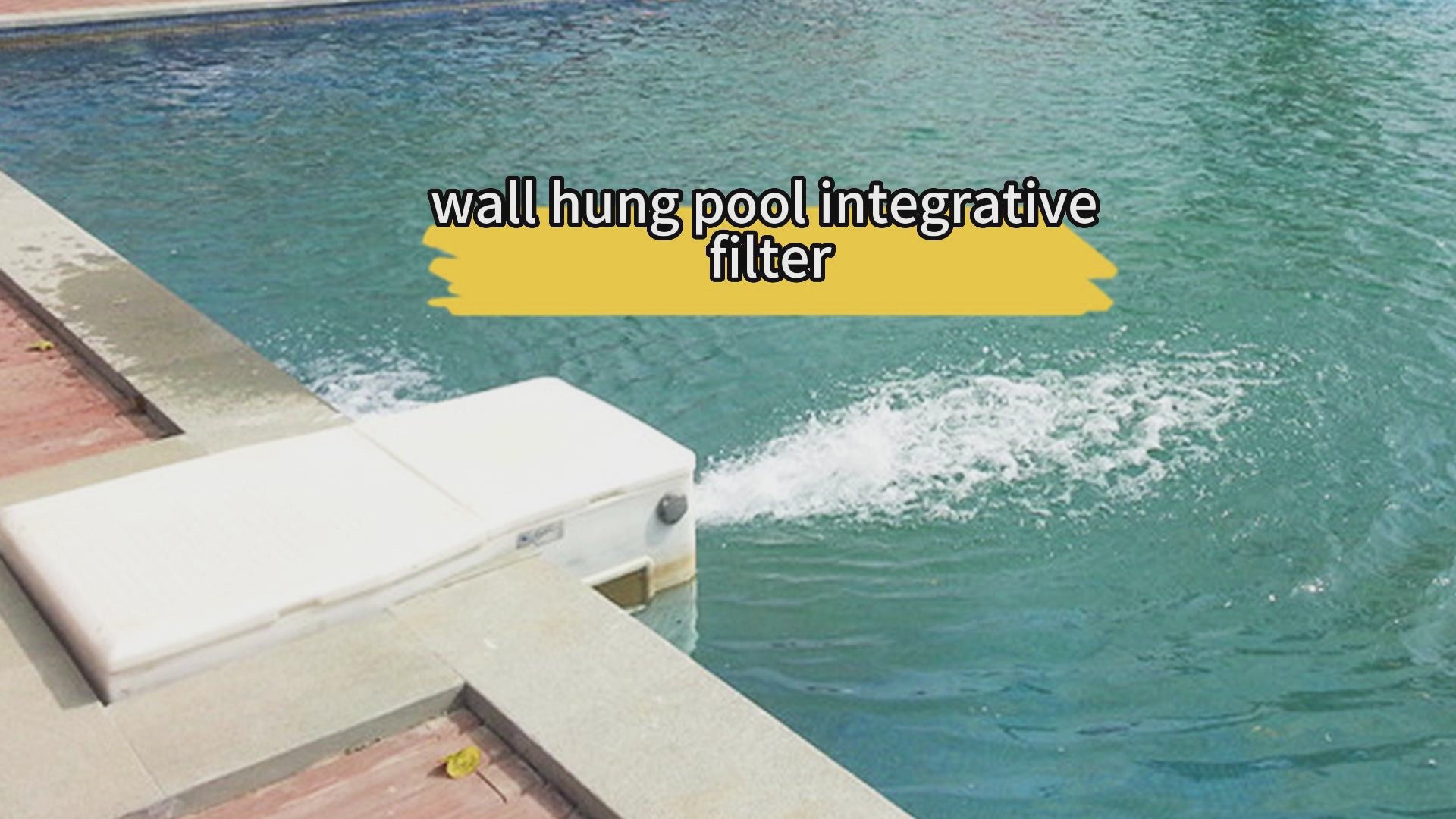 Pipeless Swimming Filter 、Swimming pool wall-mounted circulation filtration system
