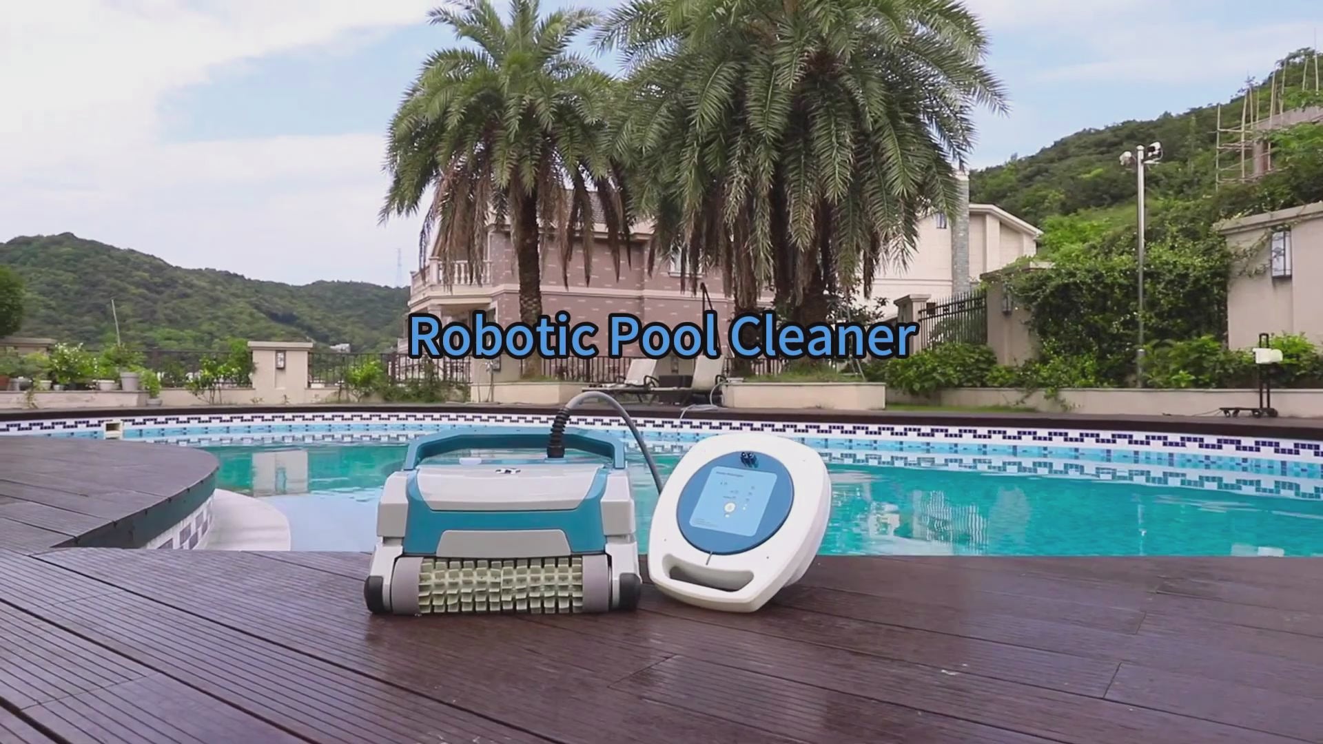 Pool Cleaning Cordless Robot Automatic Inground Swimming Pool Cleaner